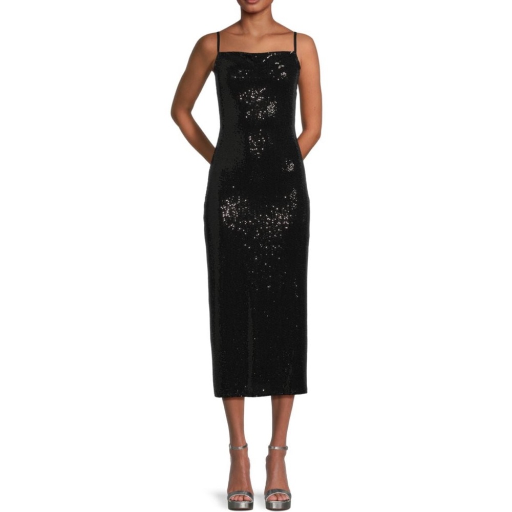 NWOT Bebe Sequin Midi Dress